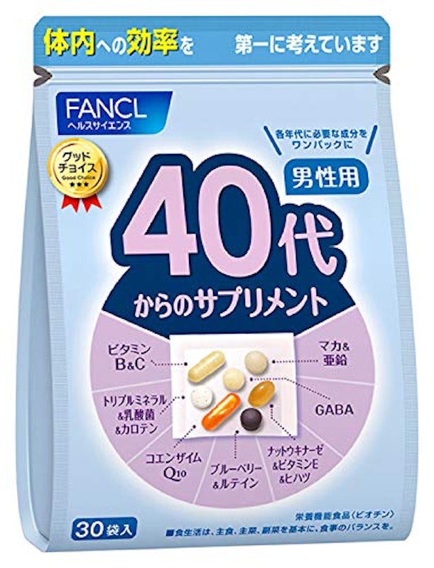 40代からのサプリメント男性用 1