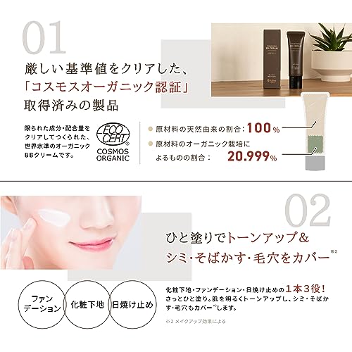 オーガニック ミネラルBBクリーム 3