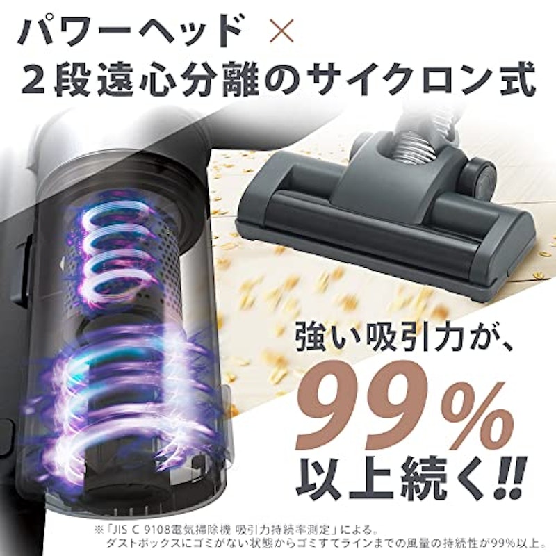 充電式サイクロンスティッククリーナー 4