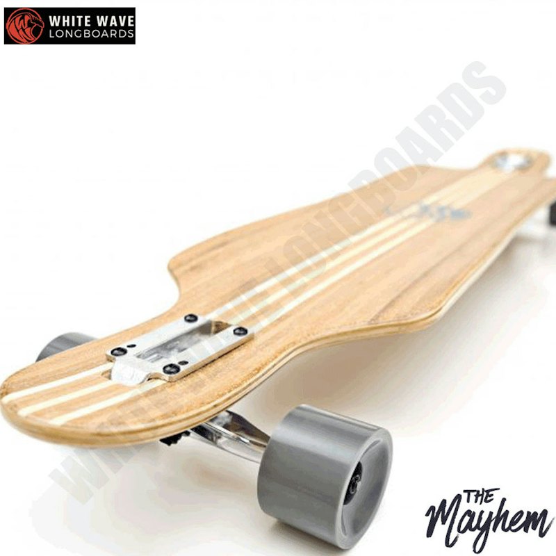 WHITE WAVE ロング スケートボード The Mayhem 41インチ 1