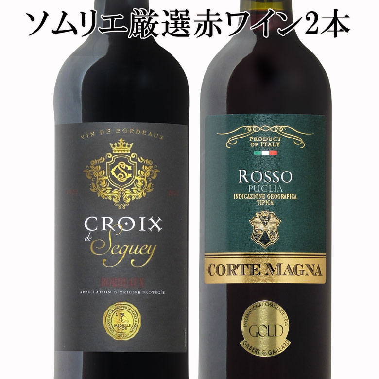 赤ワイン2本飲み比べセット 1