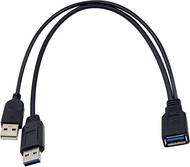 USB3.0二股延長ケーブル 1
