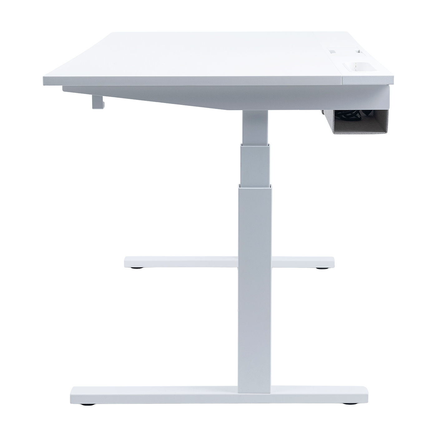 IKEA 昇降デスク MITTZON ミッツォーン デスク 昇降式, 100V ウォールナット材突き板