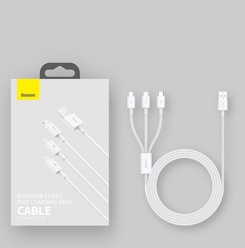 3in1 急速充電ケーブル 1