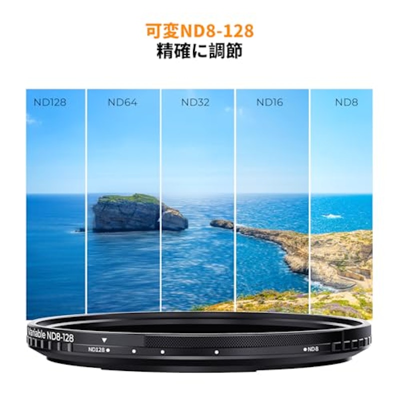 NANO-Xシリーズ 67mm マグネット可変NDフィルター 3