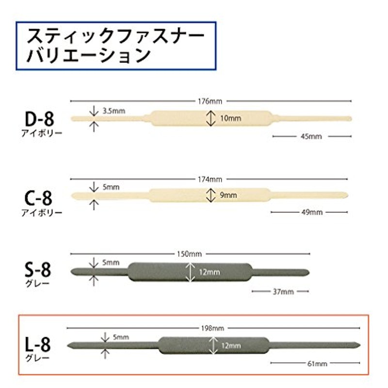 プラス ファスナー 7