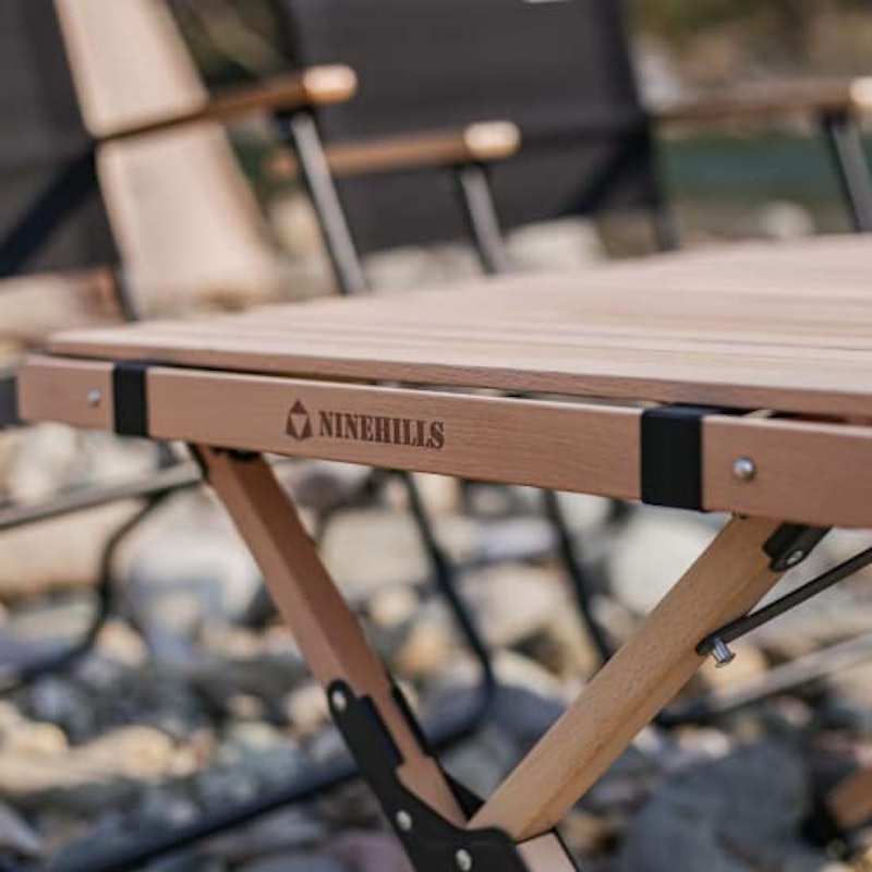 NINEHILLS ロールテーブル ナチュラル 6