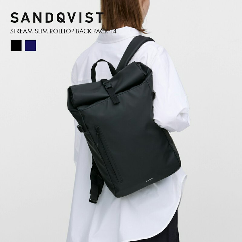 STREAM SLIM ROLLTOP BACK PACK 14”