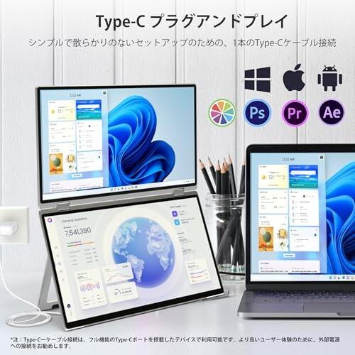 デュアルスクリーンモニター 2