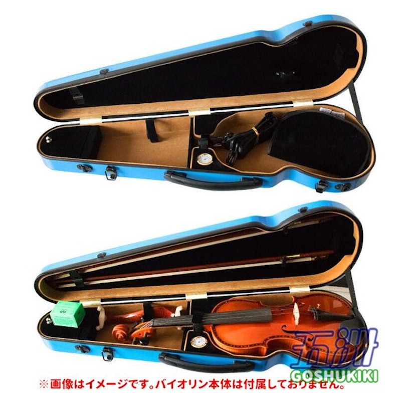 4/4 バイオリンケース軽量ブランケット、ストラップ2、湿度計付 4/4 バイオリンケース軽量ブランケット、ストラップ2、湿度計付