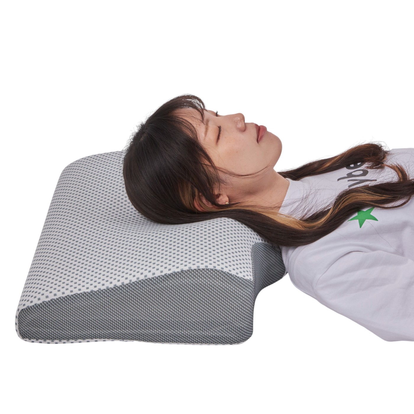 【へのへの様専用】横向き寝がラクなまくら なちゅらるフィット　枕カバー付き 横向き寝がラクな枕(ナチュラルフィットプレミアムP2304