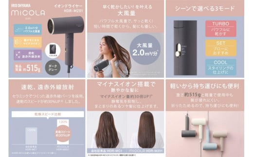 MiCOLA イオンドライヤー ダメージケアモデル 2