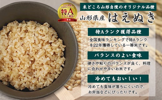 山形県産 はえぬき玄米 2