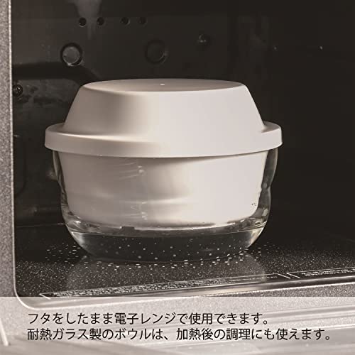 ガラスのレンジ蒸し器 2