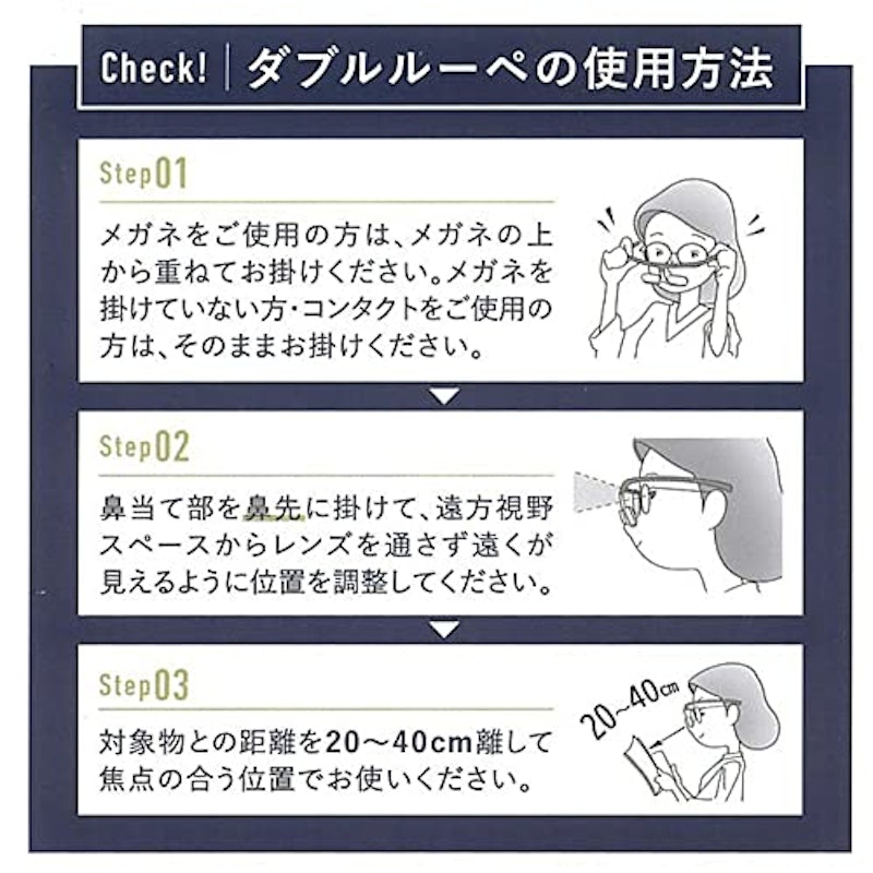 眼鏡型ルーペ 4