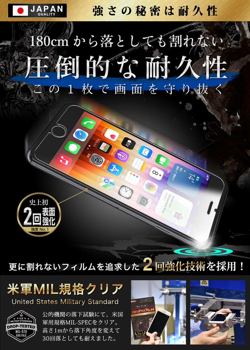 iPhone 保護フィルム 9