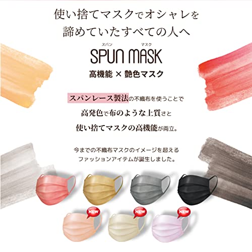 スパンレース不織布カラーマスク 2