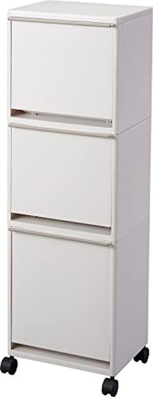 フタ付きゴミ箱 ワゴンワイド 1