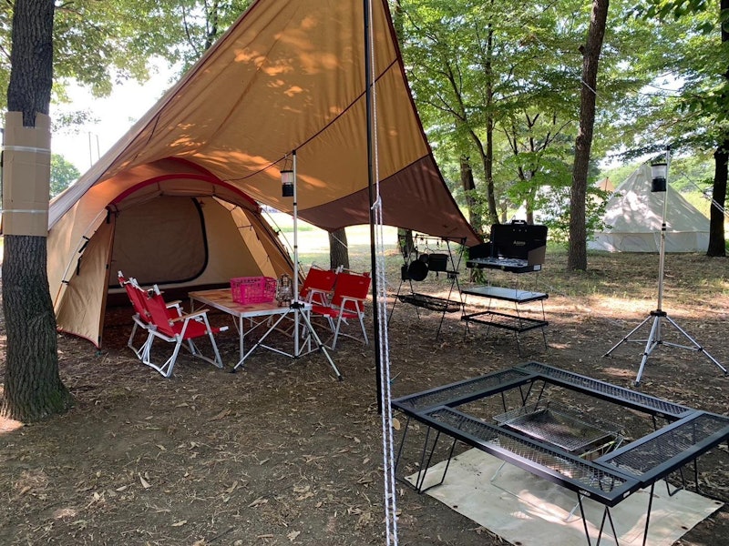 びん沼自然公園キャンプ場 1