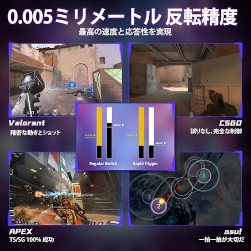 ラピッドトリガーキーボード 5