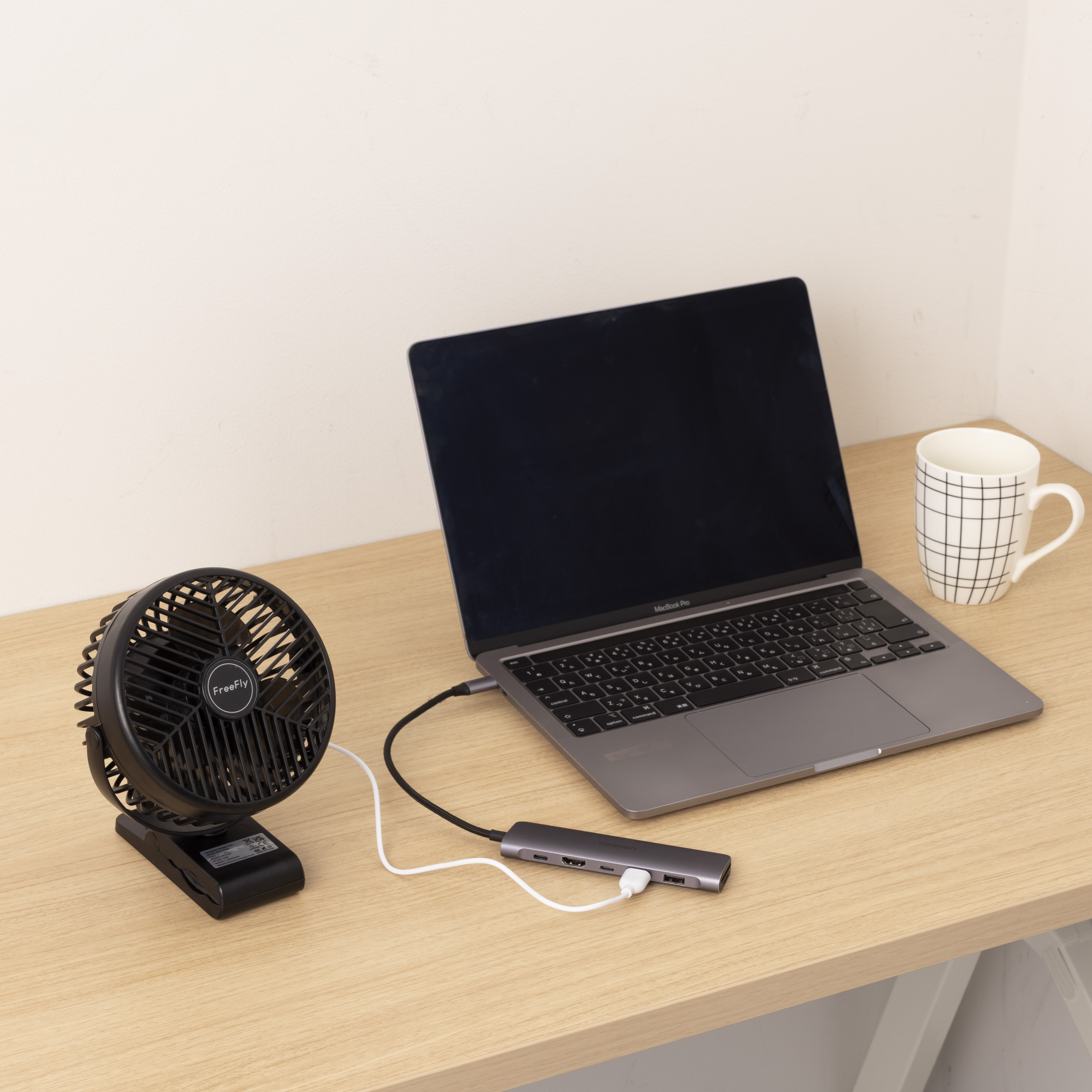 充電式クリップ扇風機 3