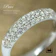 ユベール三井 PT950 Hard Diamond 0.32ct Pave Ring 1