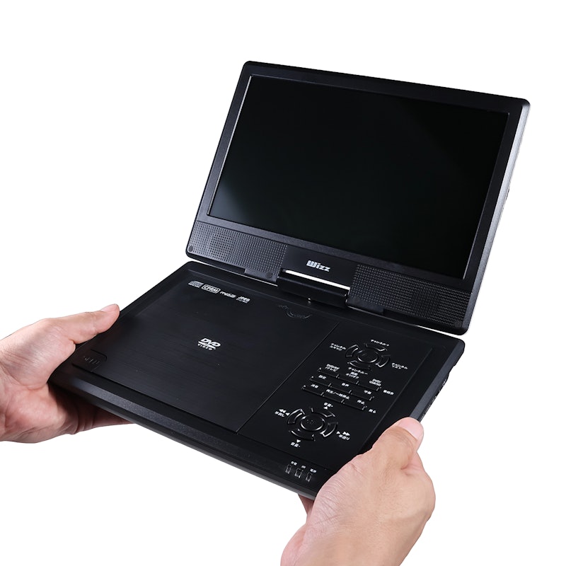 Wizz ポータブルブルーレイプレーヤー(箱あり) ダイニチ電子 Wizz 地デジ対応ポータブルDVDプレーヤー WPD