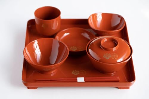 お食い初め用赤い漆器 2