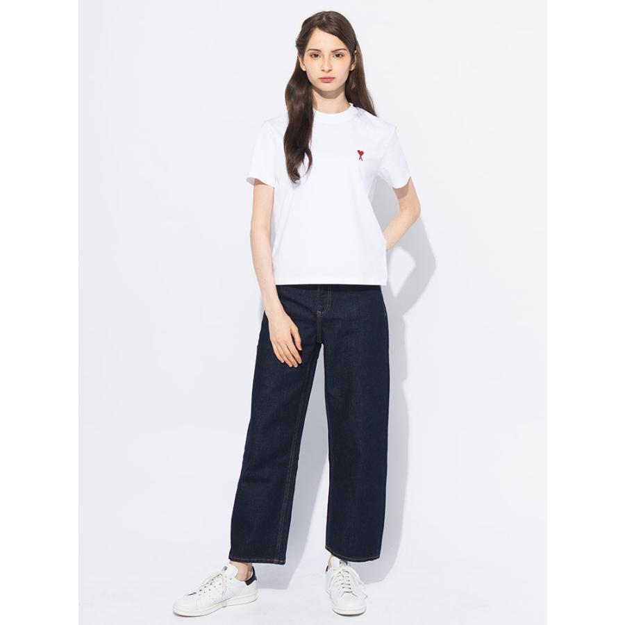 ホワイト オーガニックコットン Ami de Coeur Tシャツ 5