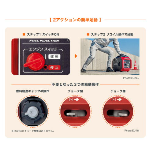 正弦波インバーター搭載発電機 7