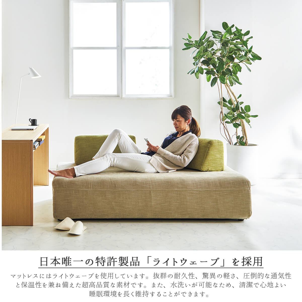 unico アクリル ラグ 170×170cm unico アクリル ラグ 170×170cm