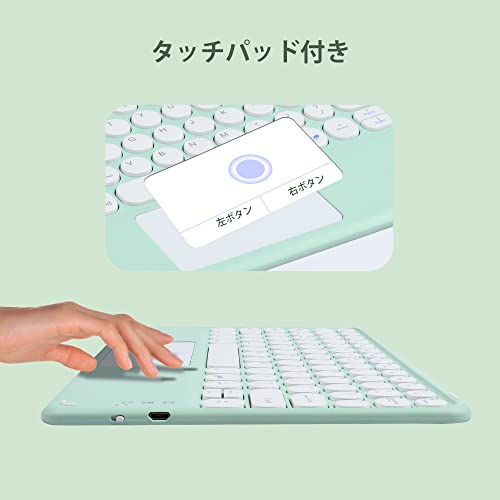 bluetoothキーボードワイヤレス 10インチ 3