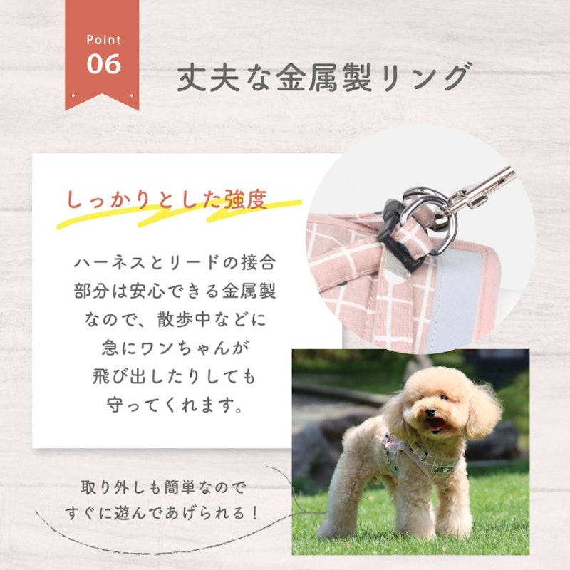 犬用ハーネス&リード 5
