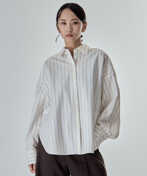  Wide Stripe 2way Shirt 2