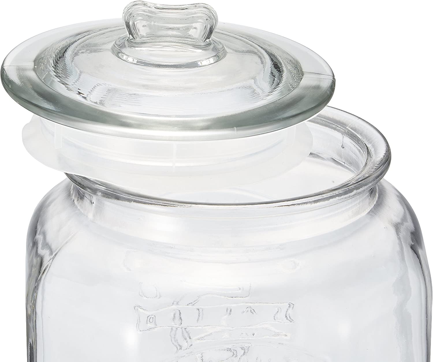 GLASS COOKIE JAR 2