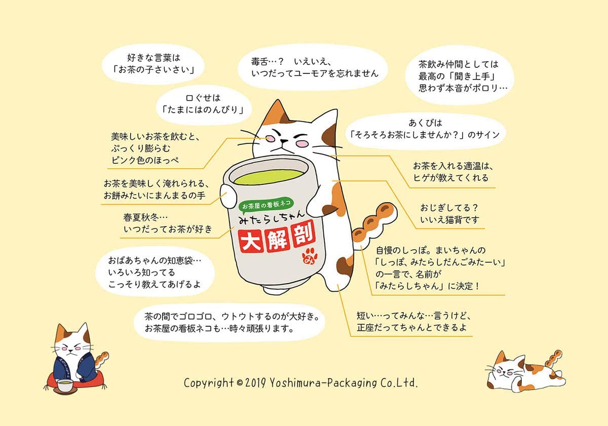 猫茶 和紙缶 8