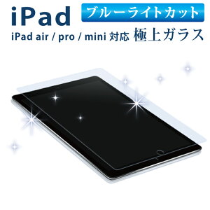 iPad Pro 12.9  ガラスフィルム ブルーライトカット アイパッド 液晶保護フィルム 12.9 インチ FaceID対応 日本板硝子 2.5D