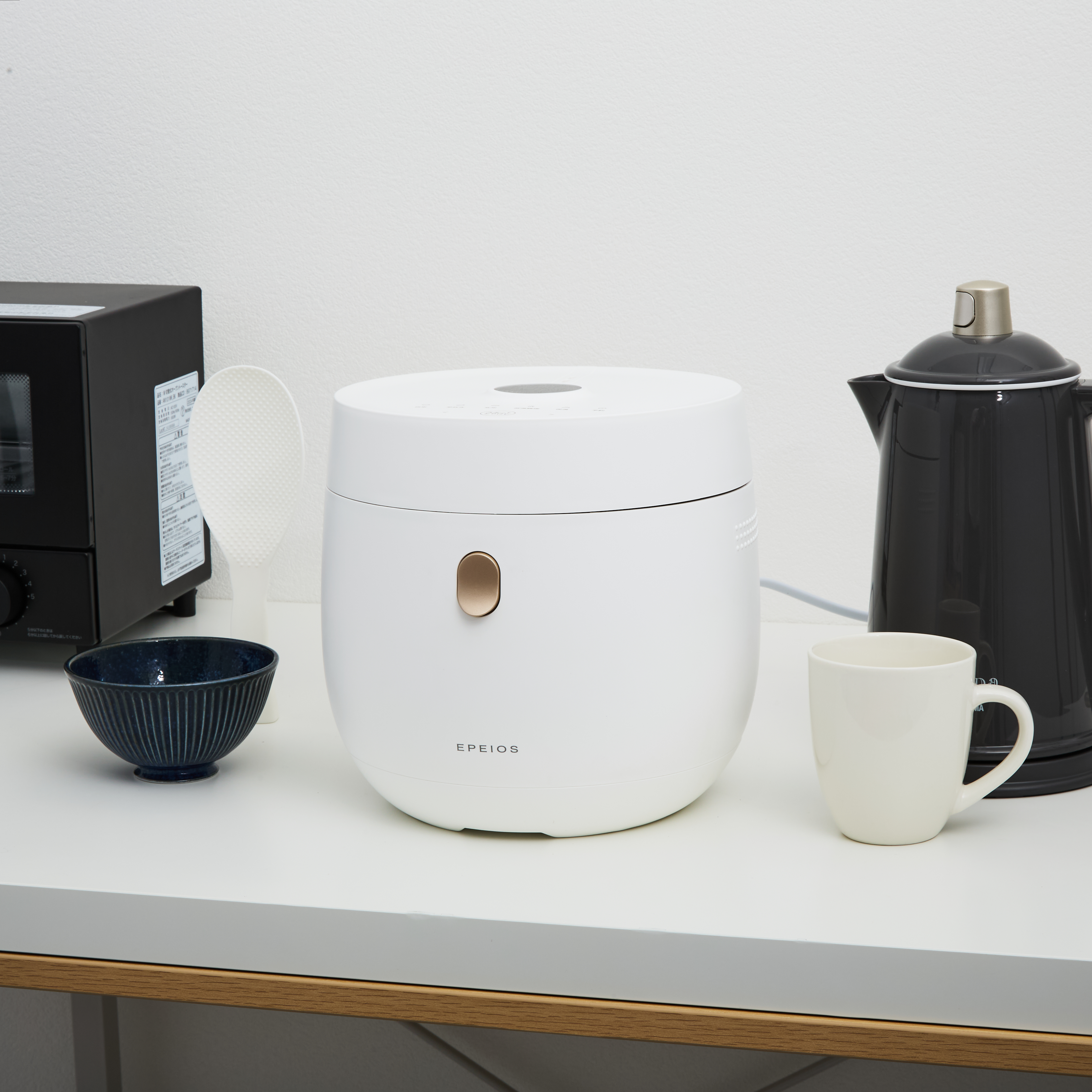 EPEIOS HUG 炊飯器 ホワイト 箱付き LOAF｜炊飯器HUG