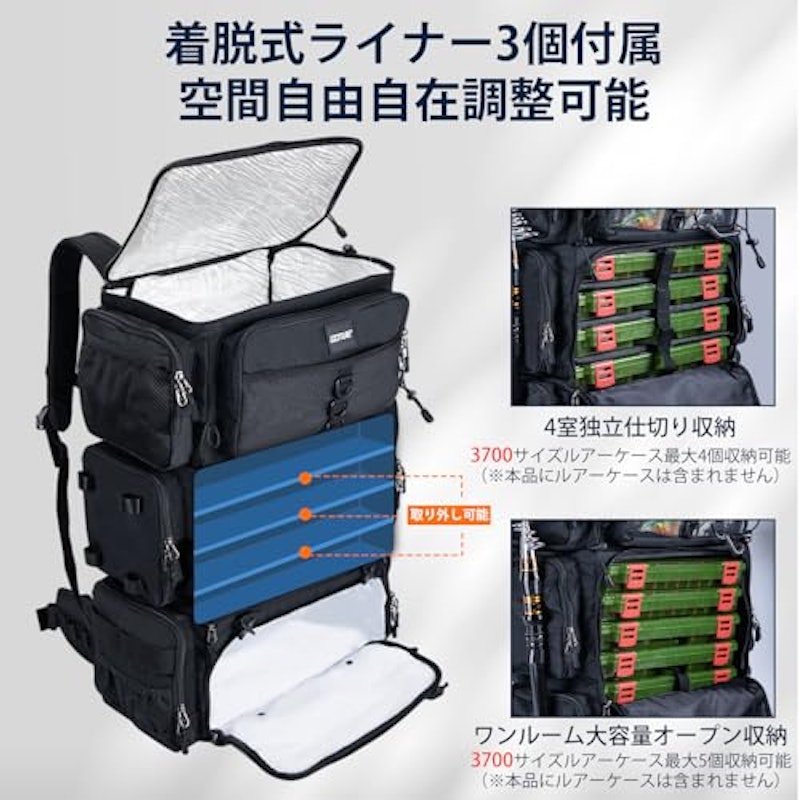 フィッシングリュック 3
