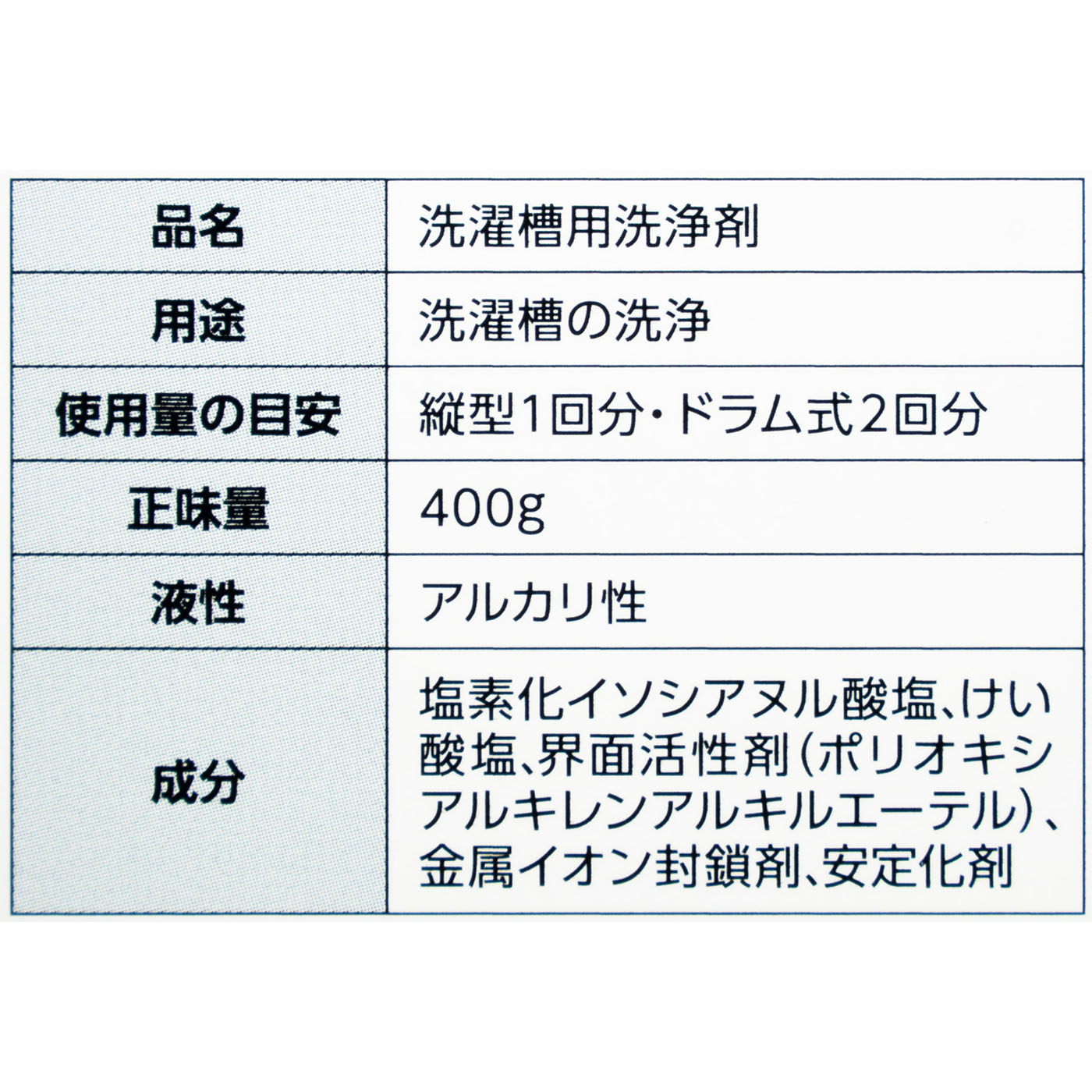 洗濯槽のカビ丸洗浄 3