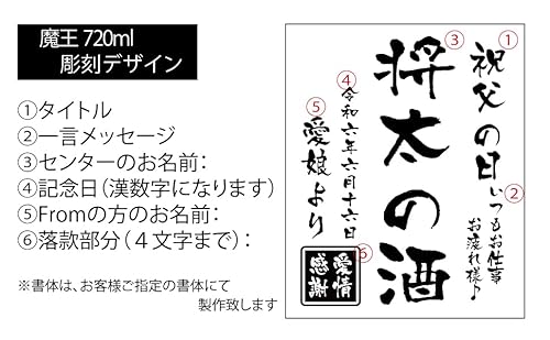 焼酎 魔王 名入れギフト 2
