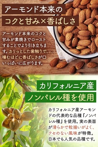 最高品質 ノンパレル種 素焼きアーモンド  1kg こだわりの国内焙煎 素焼きアーモンド 1kg | ナッツ通販の専門店 | 大島ナッツ