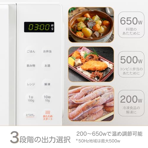 フラットテーブル式 単機能電子レンジ 3