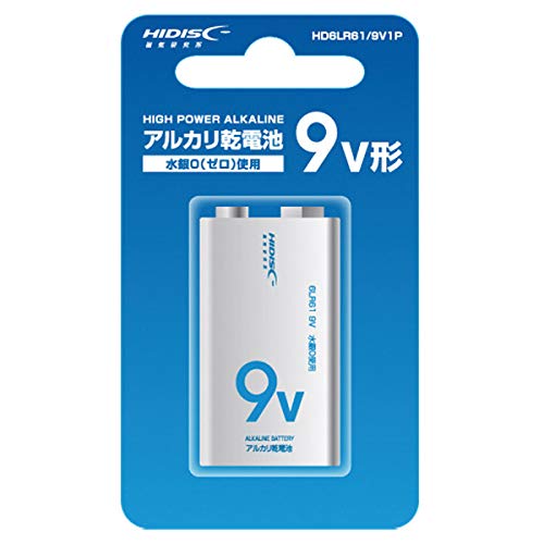 アルカリ乾電池 9V形 1