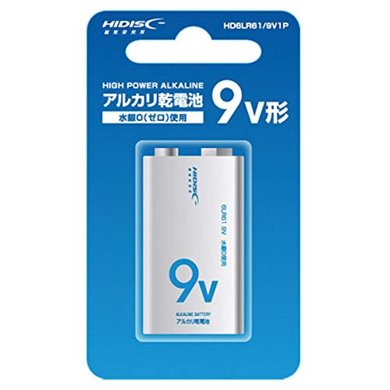 アルカリ乾電池 9V形 1