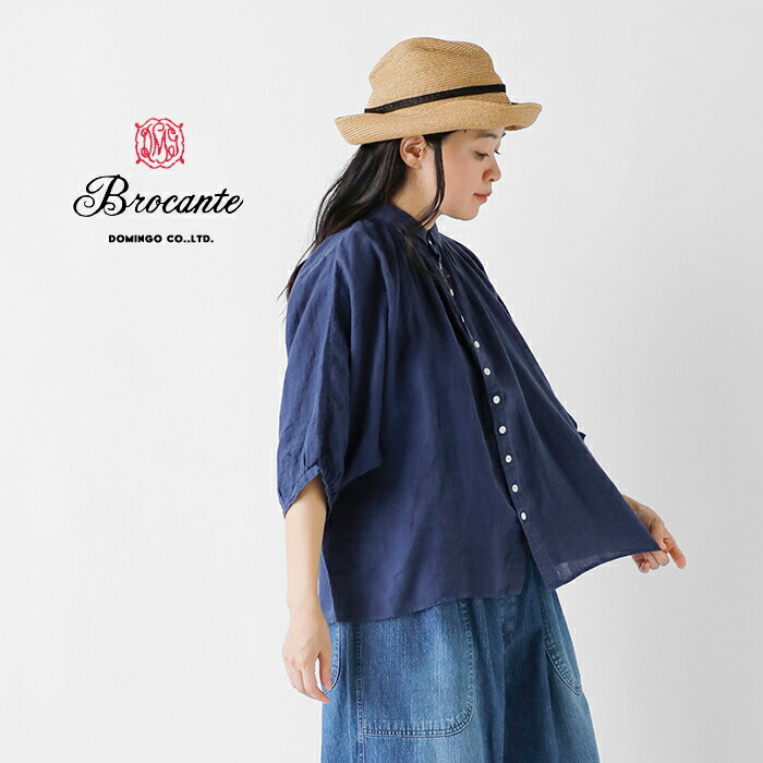 Brocante リネン キャンバス グラン シャツ 2