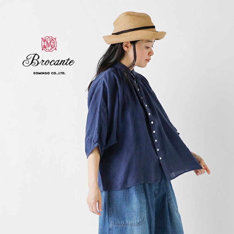 Brocante リネン キャンバス グラン シャツ 2