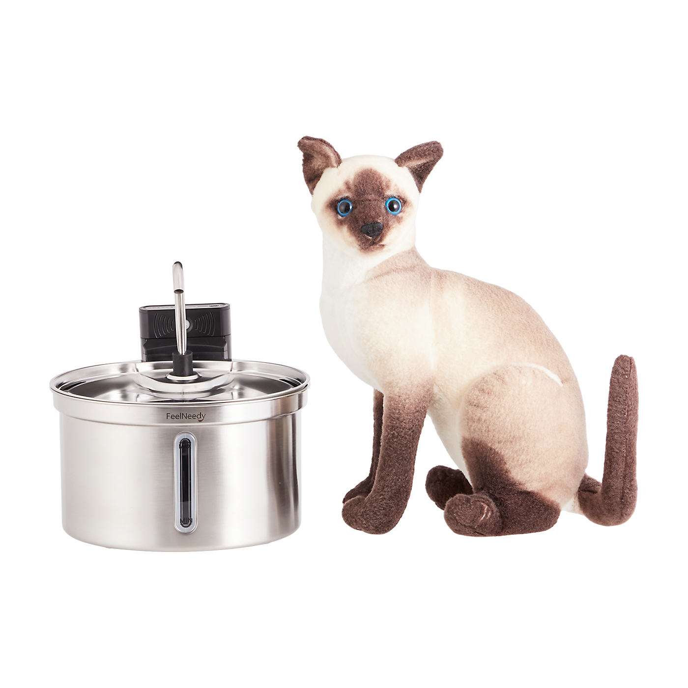 Feelneedy 自動給水器 FN-W08L-Sを検証レビュー！猫用自動給水器の