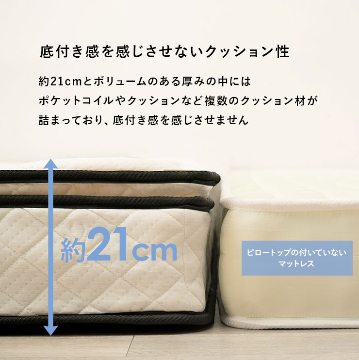 脚付きマットレスベッド 4