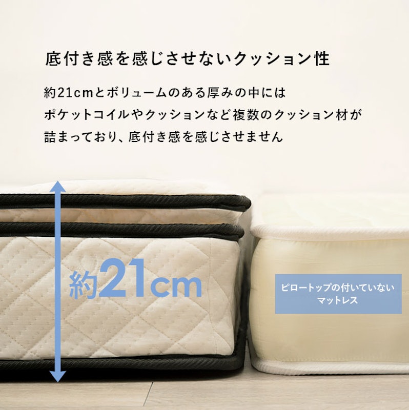 脚付きマットレスベッド 4